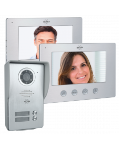 Bedraad Color Night Vision Deur Intercom Systeem met Video – Twee Monitors (DV477W2)