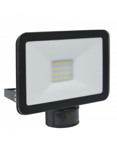Design LED Buitenlamp met Bewegingsmelder 10 Watt Zwart (LF5010P) ELRO