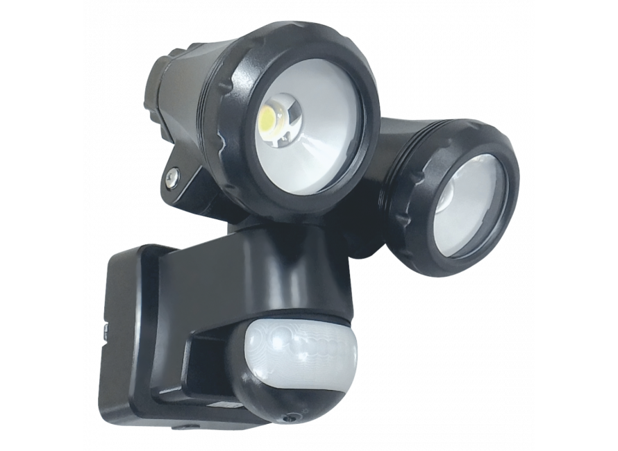 drijvend voordeel Onmiddellijk 2-Kops LED Buitenlamp met Bewegingsmelder 2 x10W (LT3510P) ELRO